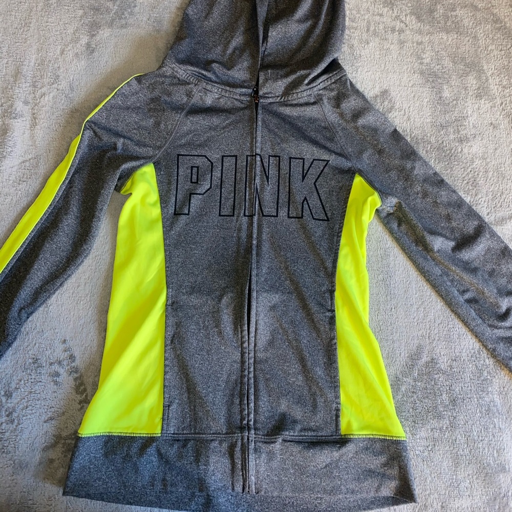 Pink sweat jacket